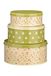 Premier Housewares Rozenprint, opbergblikken voor cottage, meerdere kleuren, H9 x B20 x D20 cm (verpakking van 3)