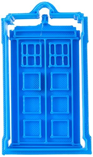 Cuticuter Doctor Who Tardis uitsteekvorm, blauw, 8 x 7 x 1,5 cm