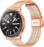 By Qubix Qubix Stalen bandje Champagne goud Geschikt voor Xiaomi Mi Watch / Xiaomi Watch 2 / Xiaomi Watch S1 / S2 / S3 / S4 (47mm)