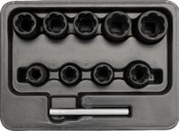 Yato Schroefverwijderaar Set - 3/8" Aandrijving - 10 Stuks - Met Walizka