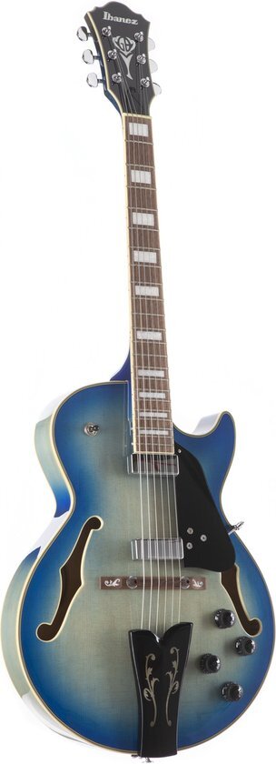 Ibanez George Benson GB10EM-JBB Jet Blue Burst