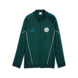PUMA Manchester City Track Vest King Anthem - Green Terrain/tropisch Blauw Kids - Maat 176 cm