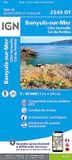 IGN - Institut Géographique National GPSR Kontakt TOP 25- Banyuls-sur-Mer / Côte Vermeille / Col du Perthus