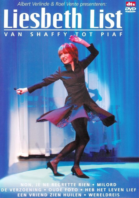 List, Liesbeth Liesbeth List - Shaffy tot Piaf dvd