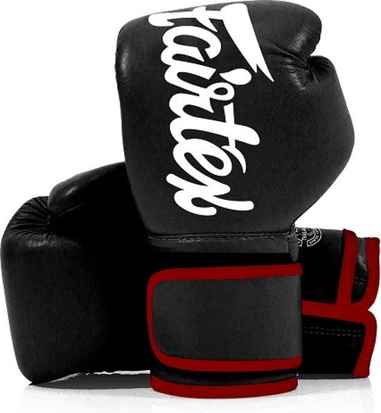Fairtex BGV14 Microfiber Bokshandschoenen - Zwart - 16 oz
