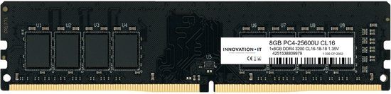 Innovation IT 3200 8GB CL16-18-18 1.35V LD 8-Chip geheugenmodule