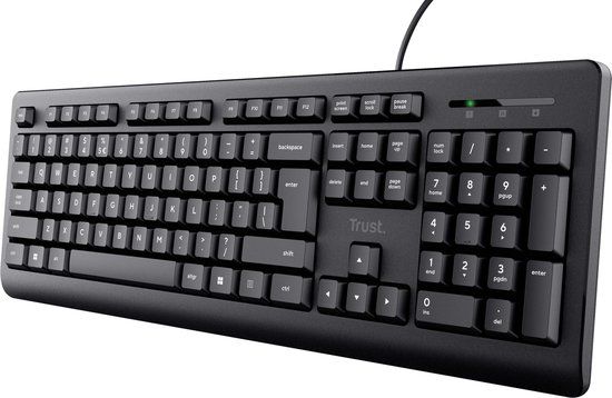 Trust Primo toetsenbord Kantoor USB AZERTY Frans Zwart