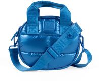 Fresh 'n Rebel Coze Tone - Puffy Koptelefoonhoes & Everyday Carry Bag voor Accessoires - Crossbodytas met Verstelbare Band en Handvatten - Premium Afwerking - Cosmic Blue
