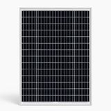 Monokristallijn LeoFla Monokristallijn zonnepaneel, 50 W, 21 V, met schroefklemmen