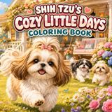 Shih Tzus Cozy Little Days Coloring Book