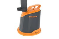 Steinbach Dompelpomp – 041055Y – ontwateringspomp met een opvoerhoogte van 132 cm – debiet tot 3.100 l/h – afzuiging tot resthoogte van 13 mm – kan vaste stofdeeltjes tot 2 mm aan
