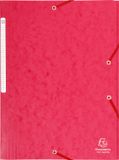 Exacompta 25x Elastomap Maxi capacity in glanskarton 425gm2 - A4 - Rood - 17109H