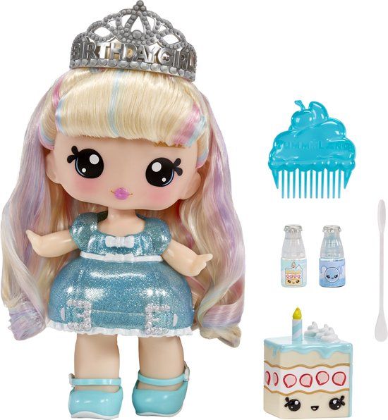 Yummiland Pop Callie Birthday Cake - 25 cm - Met Lipgloss Diertje
