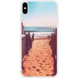 Apple Siliconen hoesje compatibel met iPhone XS Max Strandpad