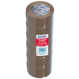 PKA 16113 zelfklevende tape 48 mm x 66 m, bruin, 6 stuks