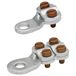 Klauke 586R10BK Ringkabelschoen Met schroefaansluiting Dwarsdoorsnede (max.): 50 mm² Schachtdiameter: 10 mm 1 stuk(s) Piece