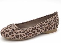 Jana Dames Ballerina - 22164-903 Beige Print - Wijdte H - Maat 38