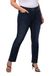 Ulla Popken - Dames - Jeans Mary wijde pijp 5-pocketmodel - Blauw denim - Maat 29