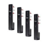 EMILIA FLAT 16A ZWART - 4 stuks