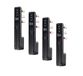 EMILIA FLAT 16A ZWART - 4 stuks