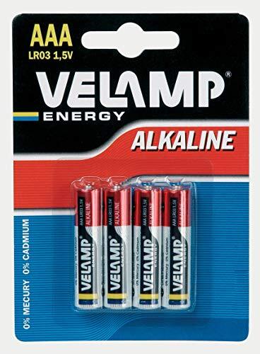 VELAMP LR03/4BP Alkaline batterij mini stylus lr03 aaa, 1,5v - blisterverpakking met 4 batterijen