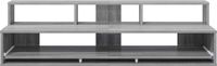 vidaXL studiobureau Grijs Sonoma 130 x 42,5 x 36 cm Bewerkt hout