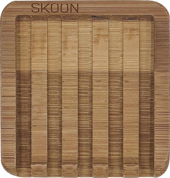 SKOON Solid bar tray - 1 bar - all bamboo 1 Set