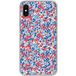 Apple iPhone X, Apple iPhone XS liberty wiltshire bleu bedrukt siliconen hoesje