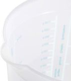 Keeeper maatbeker, antislip, met handvat, 1l, aquamarijn, Masimmo