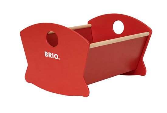 Brio Wooden Cradle - Red