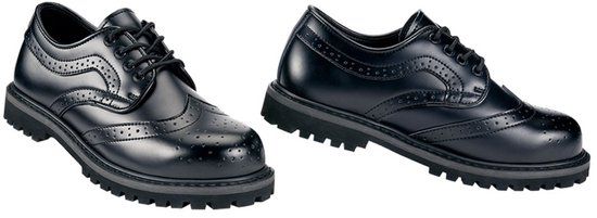 Brandit Budapester 4 Eyes Unisex Veterschoenen - Zwart - EU45