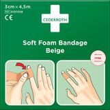 CEDERROTH Snogg verband en schuim, beige 2m x 6cm