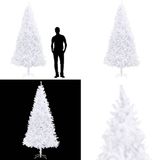 vidaXL Kunstkerstboom 300 cm wit
