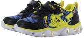 Leomil Pokémon - Baskets pour garçons avec lumières - Baskets Pikachu pour enfants avec fermeture velcro - Baskets lumineuses pour enfants - Taille 32 - Noir