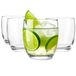 Glasmark KROSNO 1992 drinkglazen set van 4 glazen 220 ml waterglazen cocktailglazen sapglazen sapwaterglas met dikke bodem vaatwasmachinebestendig