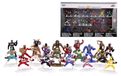 Nano Metalfigs Power Rangers, set de 20 pièces, Vague 1, figurines en métal