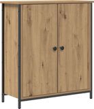 vidaXL Dressoir Artisan Eiken Bewerkt Hout 70 x 30 x 80 cm