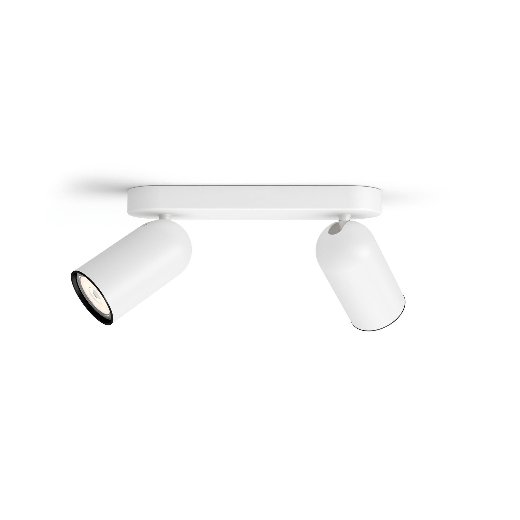 Philips Hue Philips Pongee LED Opbouwspot - 2-lichts - Wit - GU10 - Dimbaar