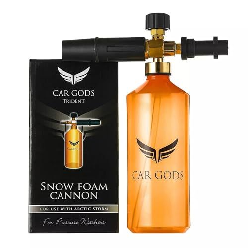 Car Gods Snow Foam Cannon / Launch - High Density Foam Capabilities - Holds up to 1 liter of concentrate