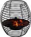 Mega Collections Firebasket Spiral - zwart - ijzer - D50 x H50 cm