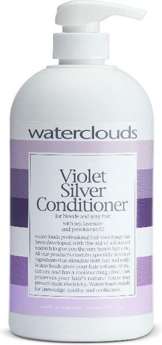 waterclouds Violet Silver Conditioner - 1000ml met Pomp