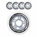 Tempish Woow Patins à roulettes pour hockey sur glace Roues Argent 76 mm - 78A