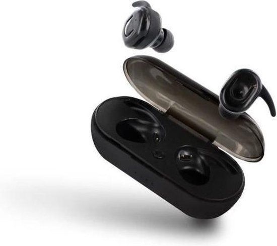 Metronic mooov - Werkelijk draadloze koptelefoon met micro - inwendig - Bluetooth - zwart