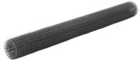 vidaXL Kippengaas 25x1,5 m staal met PVC coating grijs