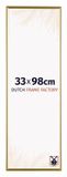 Dutch Frame Factory Fotolijst 33x98 cm - Kunststof - Goud - Easy