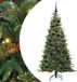 vidaXL Kunstmatige Kerstboom met 300 LED Groen 180 cm PE en PVC