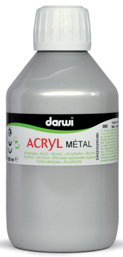 Darwi Metal effect acrylverf zilver