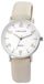 EXCELLANC - Horloge - Zandkleurig - Diameter 35 mm - Imitatie leder - 3 ATM waterdicht