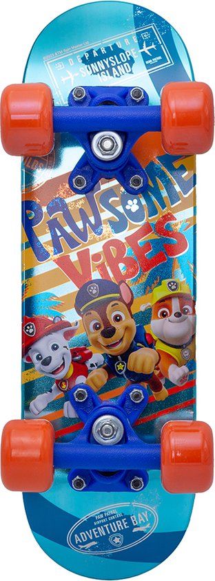 PAW Patrol Wooden 17'' Skateboard Blauw Kinderen