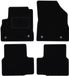 Opel Astra K sedan, hatchback, break (2015-) Tapis de sol en velours noir